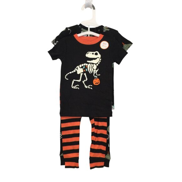 Carter's 18 Months Halloween Dinosaur 4 Piece Set PJ Short Sleeve - Picture 1 of 5